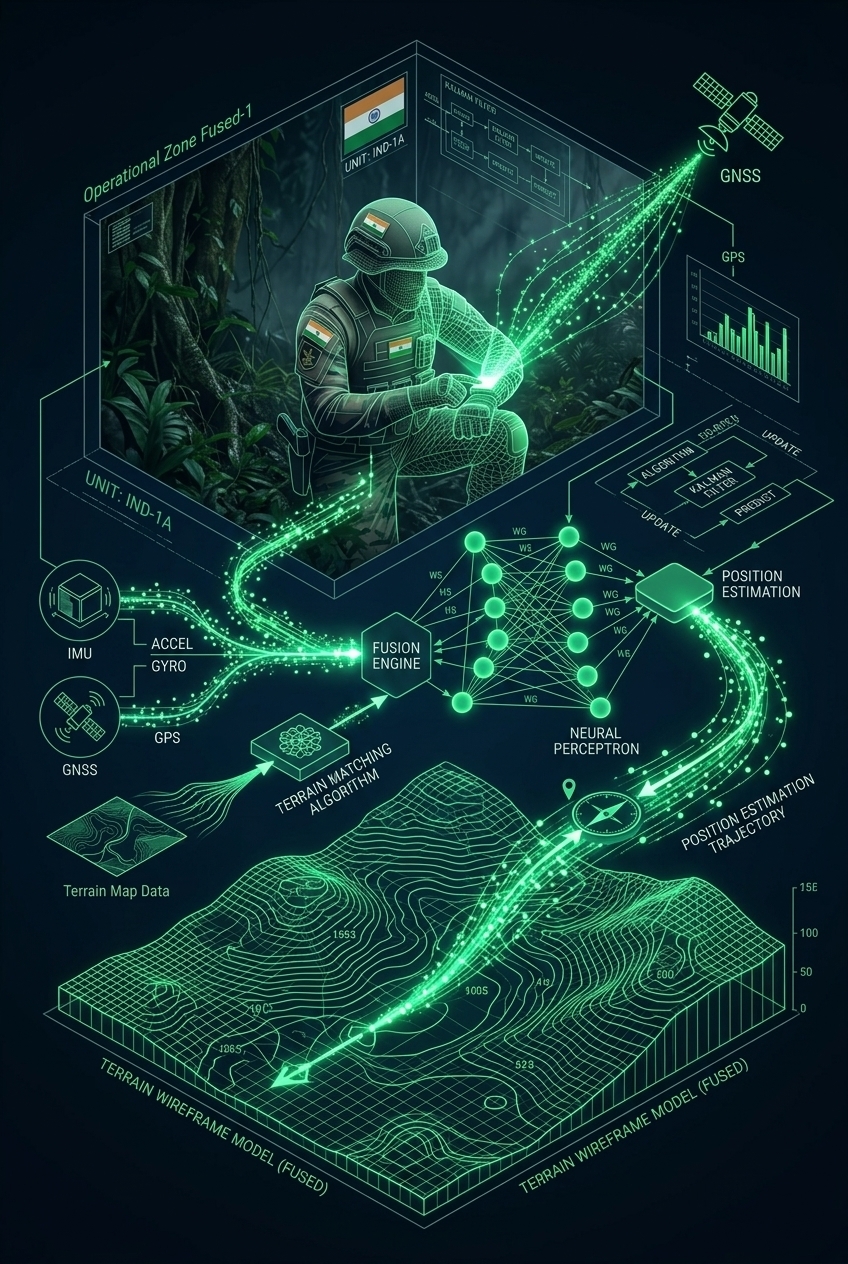 UPIN GPS-denied navigation system — indigenous Indian defence AI positioning without satellites
